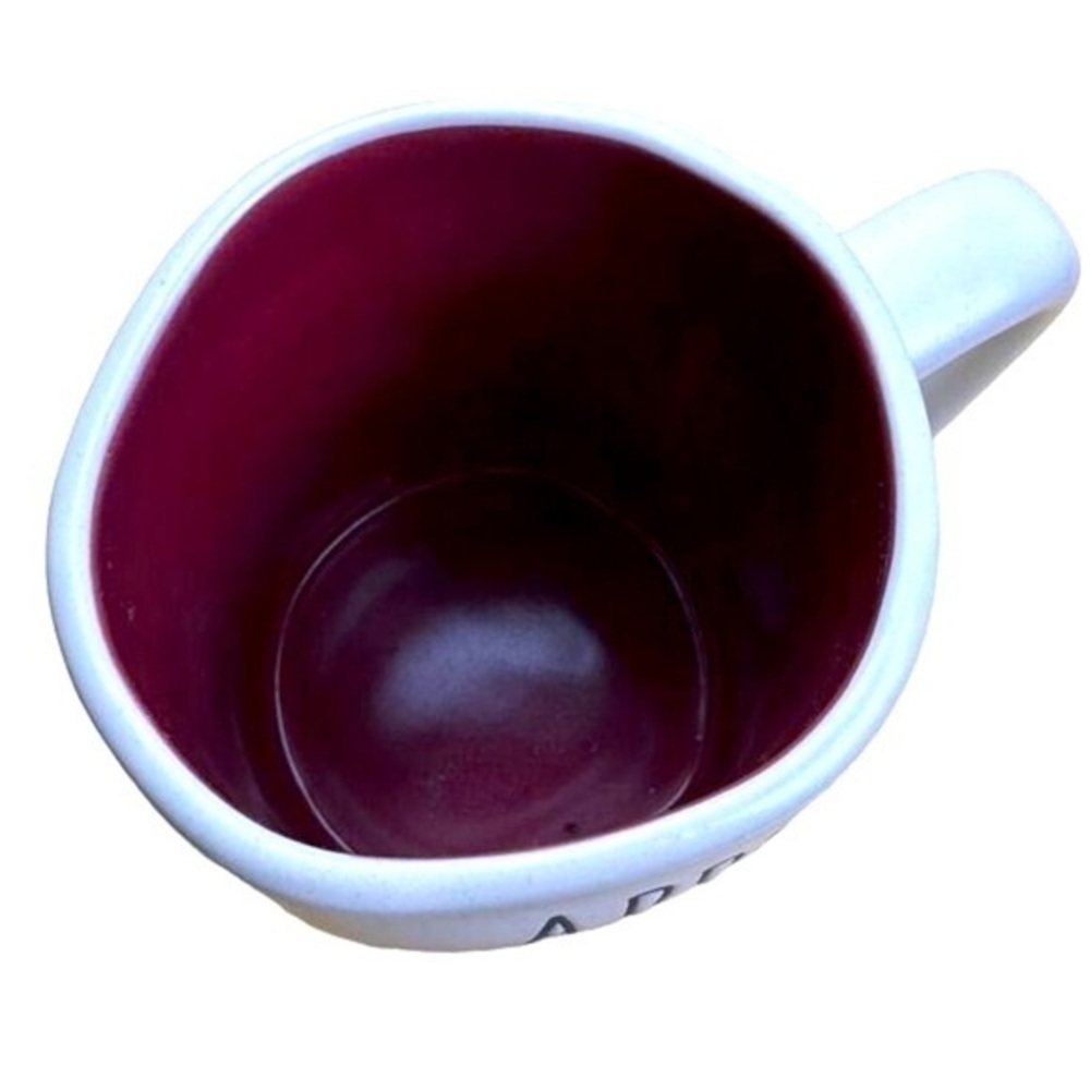 NWT 2/$20 Rae Dunn "APPLE CIDER" White Ceramic Coffee Mugā Fall Holiday Rustic - Picture 5 of 6
